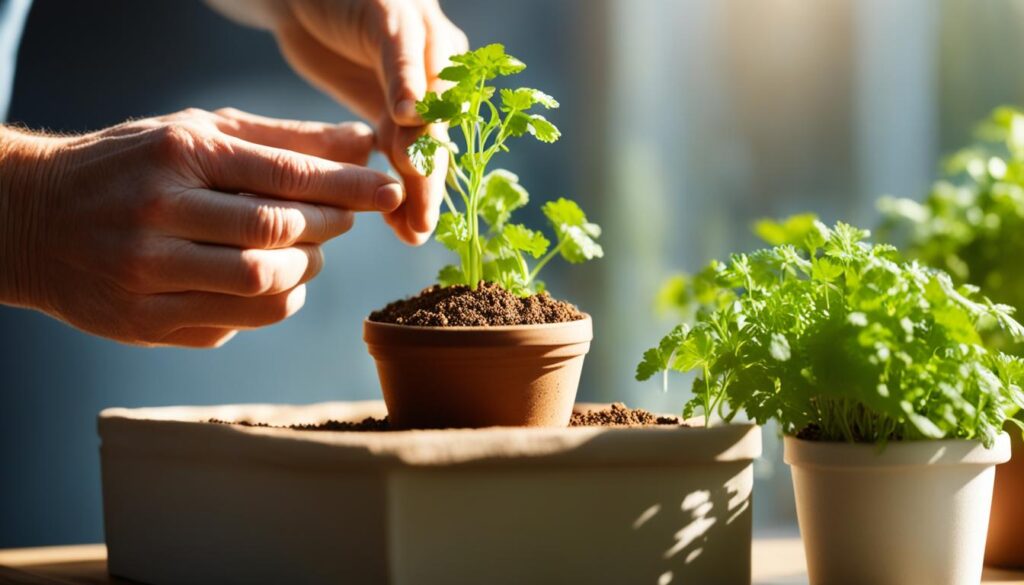 caring for coriander plants