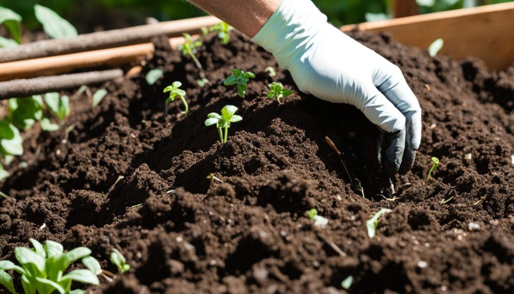 compost for soil preparation