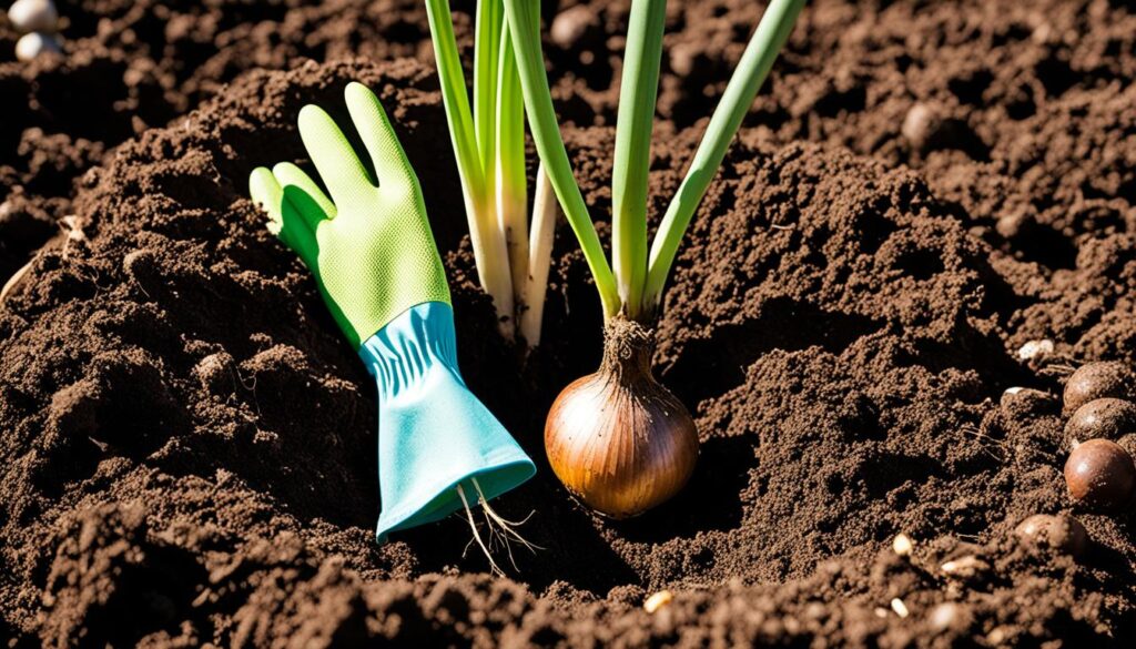 how to plant onion