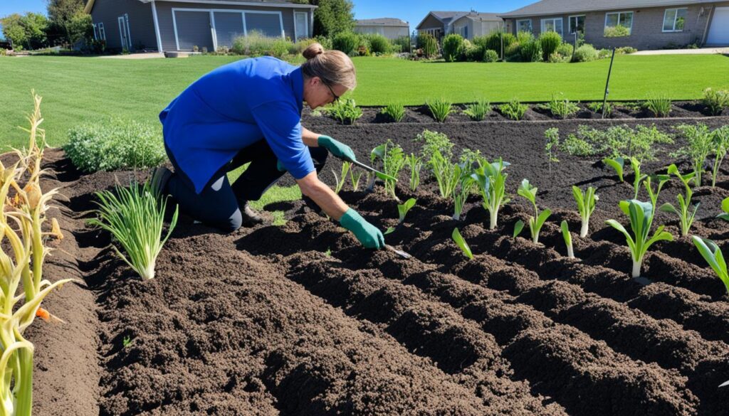 planting onion sets