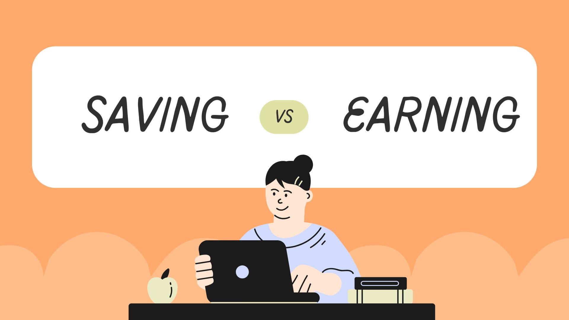 saving vs earning