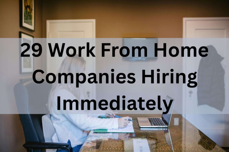 Looking for a remote job you can start right away? You’re in luck—many legit companies are actively hiring work-from-home employees across roles like customer service, data entry, tech, and freelance gigs. Whether you’re a beginner or experienced, these 29 companies offer real opportunities to start earning from home quickly.